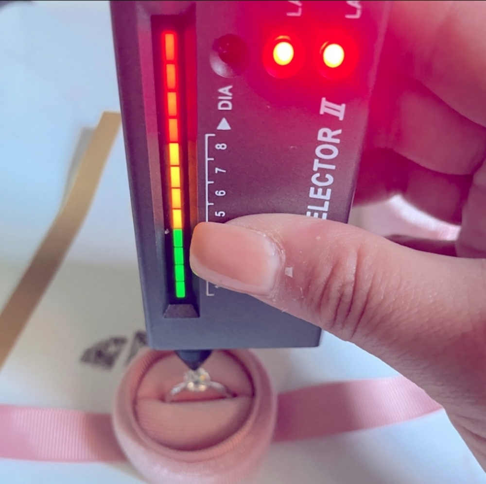 1ct Round Conflict Free Wedding Ring 2-Piece Set - Picture 9 of 15